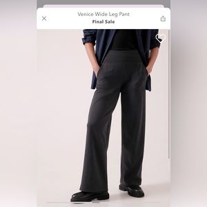 Athleta Venice Wide leg pant size 6 Black